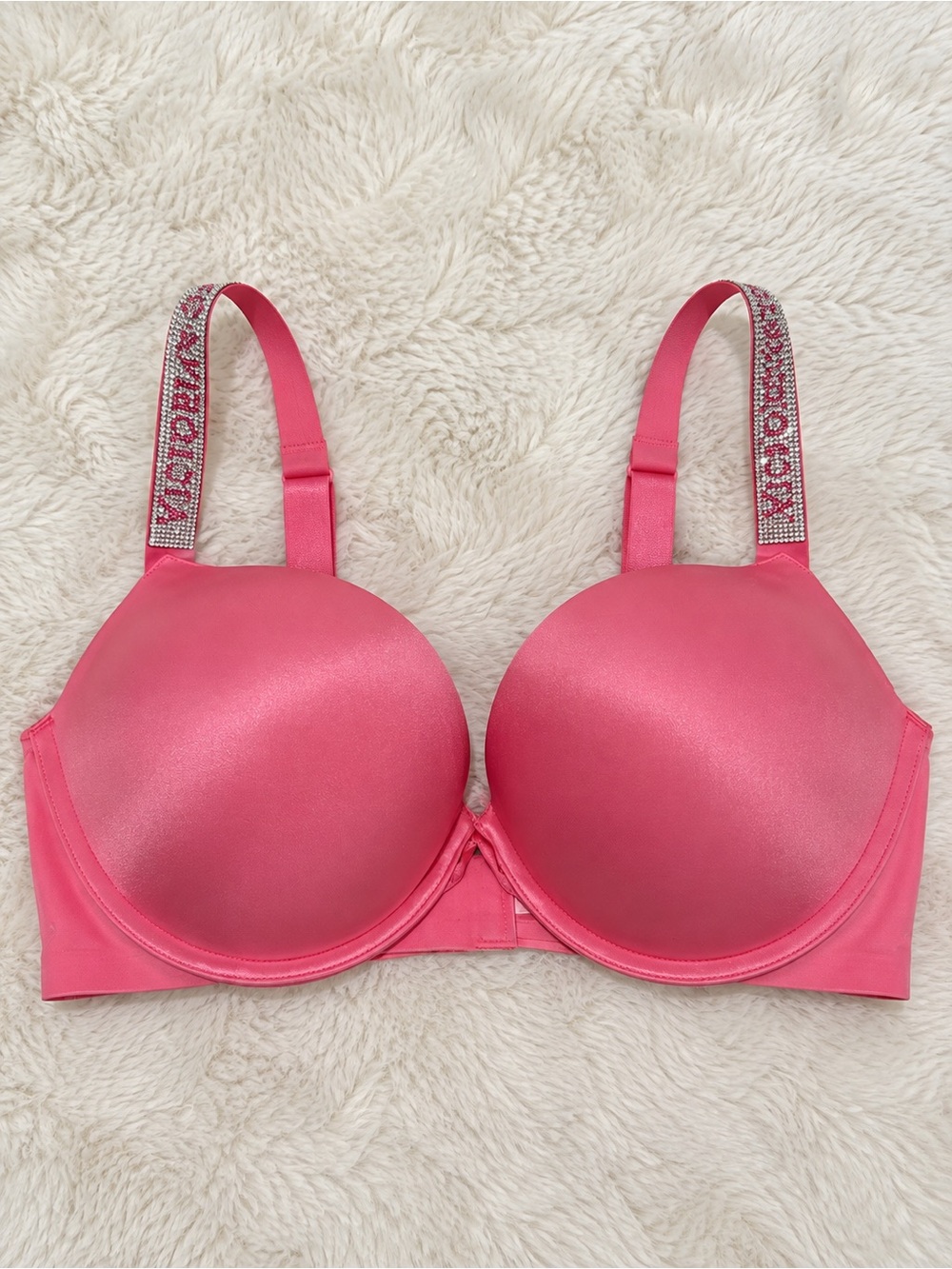 Victoria's Secret Pink bombshell add 2 cups shine strap Push-Up Bra 36d